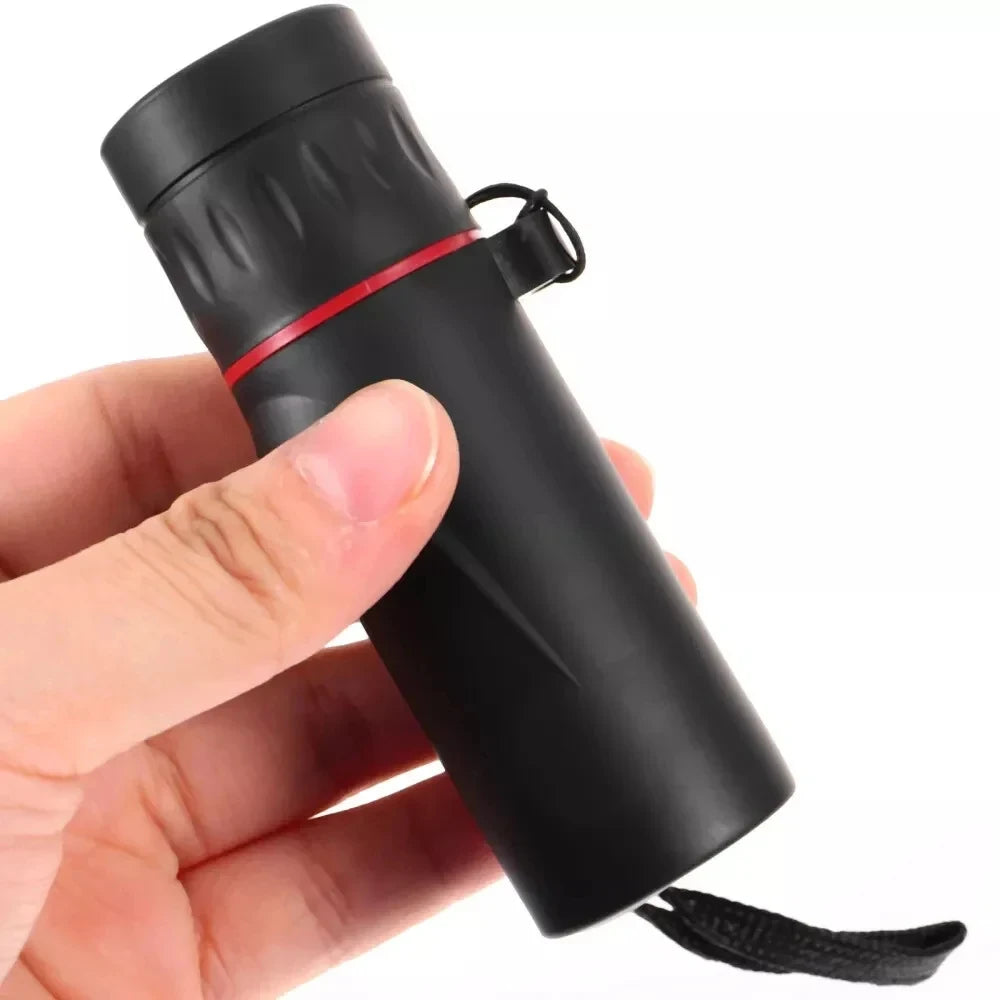 2000x25 HD Monocular Telescope: Mini Portable, for Outdoor Camping, Hunting & Birdwatching