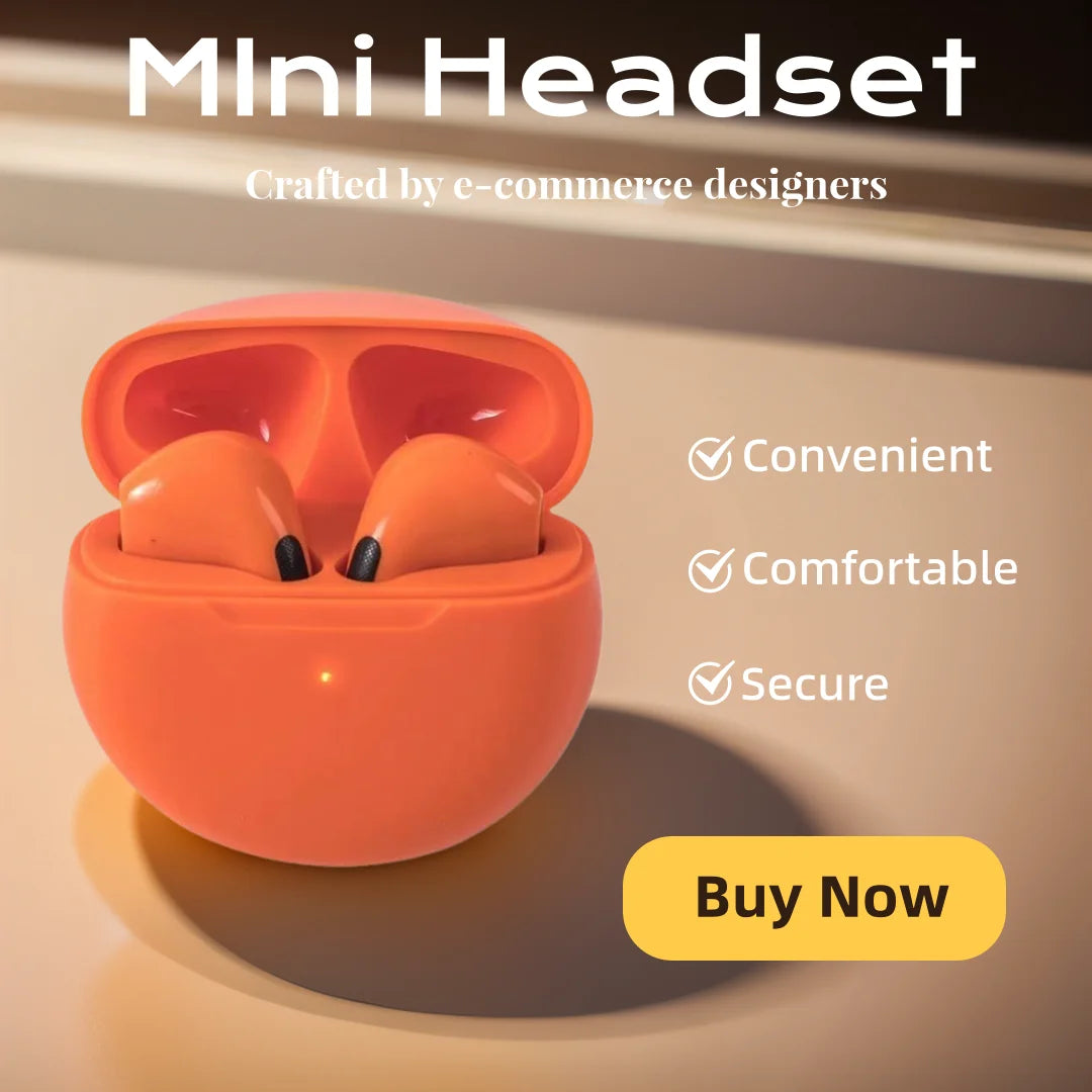 TWS Bluetooth Earbuds | Noise Cancelling Wireless Headset