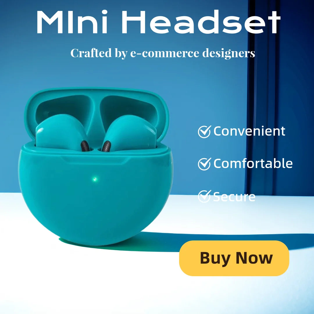 TWS Bluetooth Earbuds | Noise Cancelling Wireless Headset