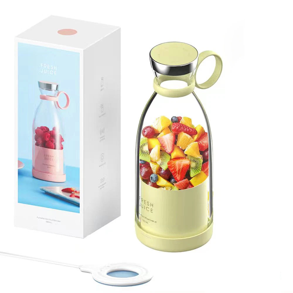 Portable Blender Smoothie Juicer – Mini USB Rechargeable Jug Blender