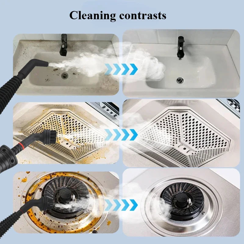 Home sterilization, deodorization, kitchen oil stains, stubborn stains, multifunctional high-temperature steam cleaning machine
