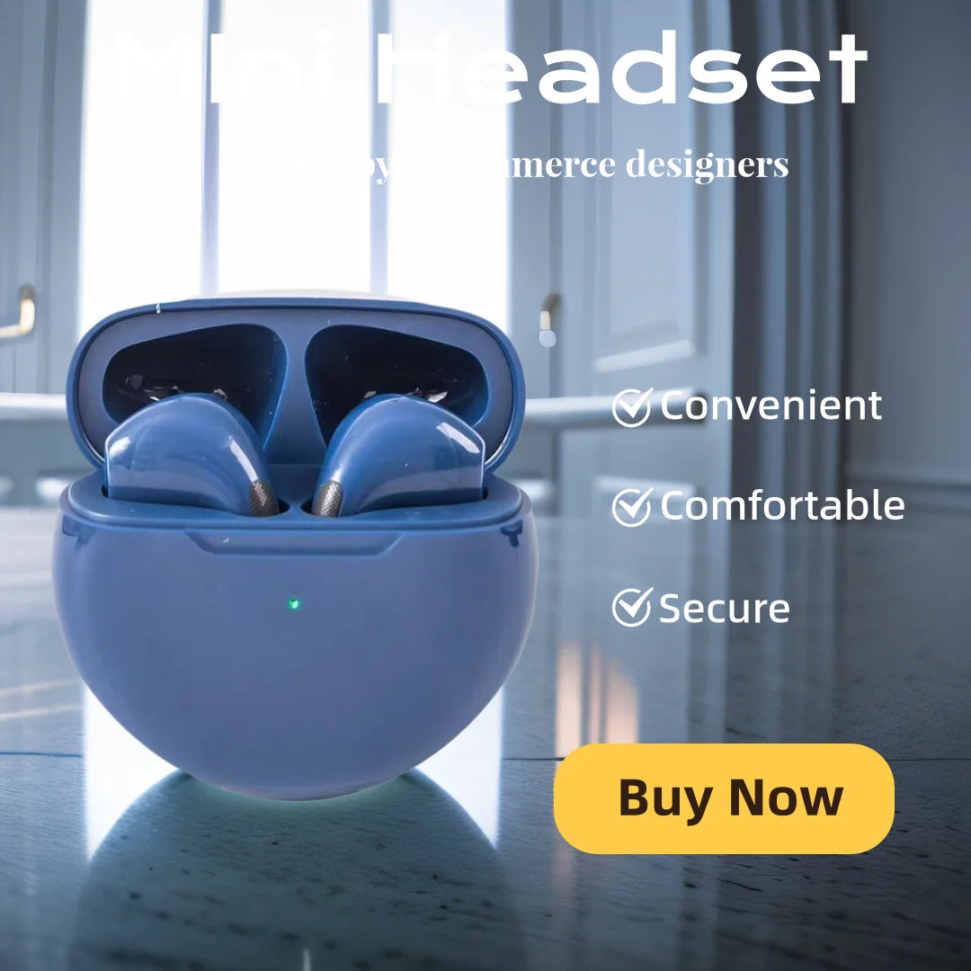 TWS Bluetooth Earbuds | Noise Cancelling Wireless Headset