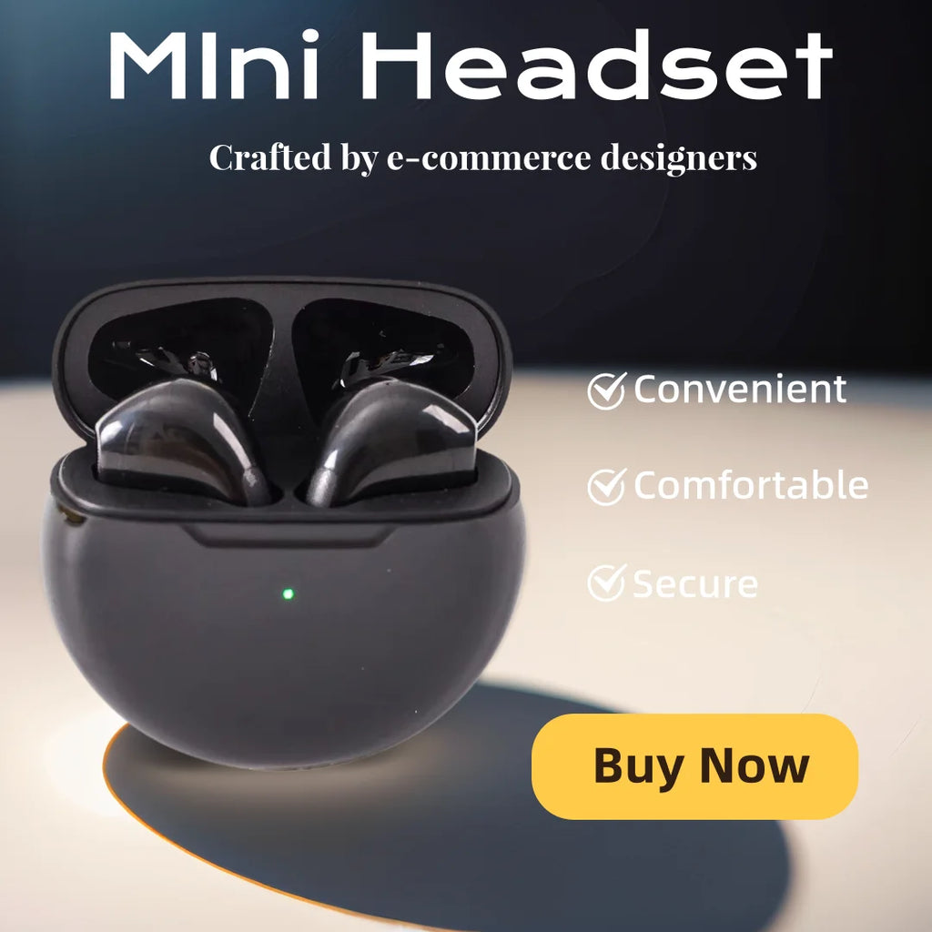 TWS Bluetooth Earbuds | Noise Cancelling Wireless Headset